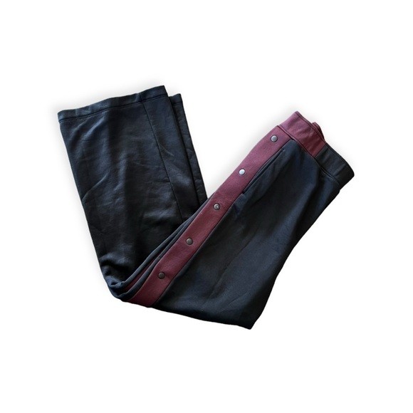 T ALEXANDER WANG pants casual black button sides medium CA0095 - Picture 3 of 9